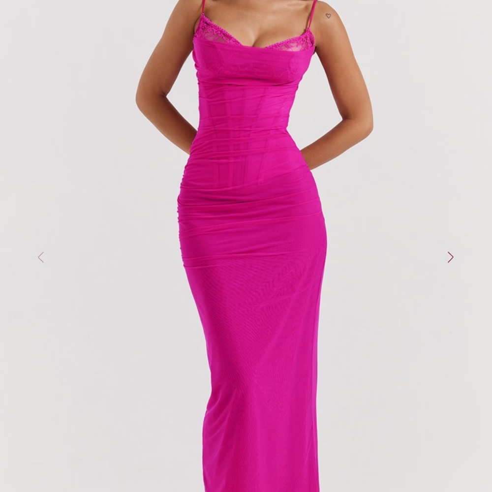 house of CB NWT Nalini pink dress